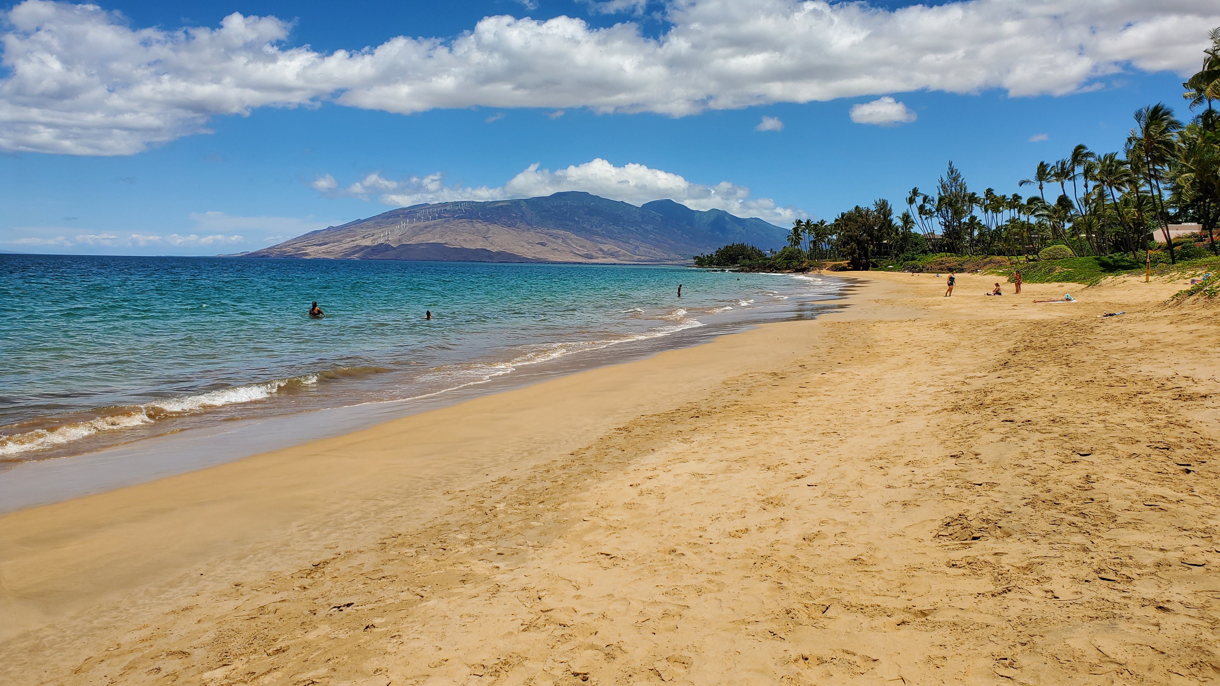 Fishing at Kamaole Park in Maui