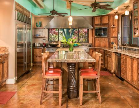 Hawaii Vacation Rental Home, best hawaii home kitchens, best kitchens in hawaii, hawaii rentals