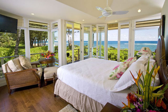 Master Bedroom with ocean views