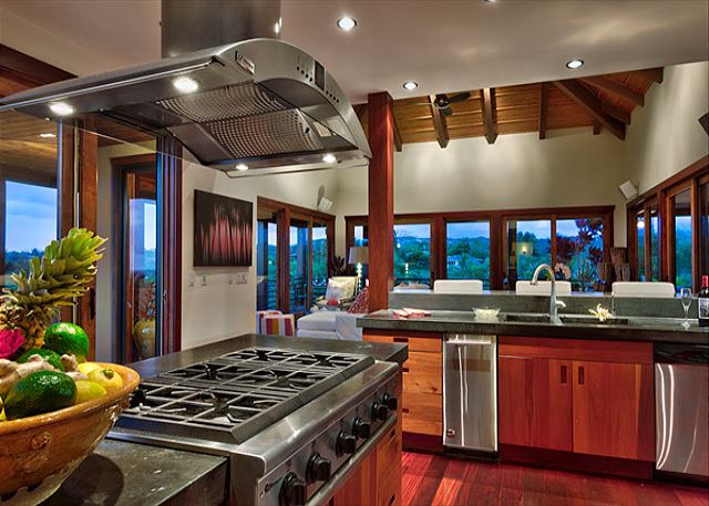 Hawaii Vacation Rental Home, best hawaii home kitchens, best kitchens in hawaii, hawaii rentals