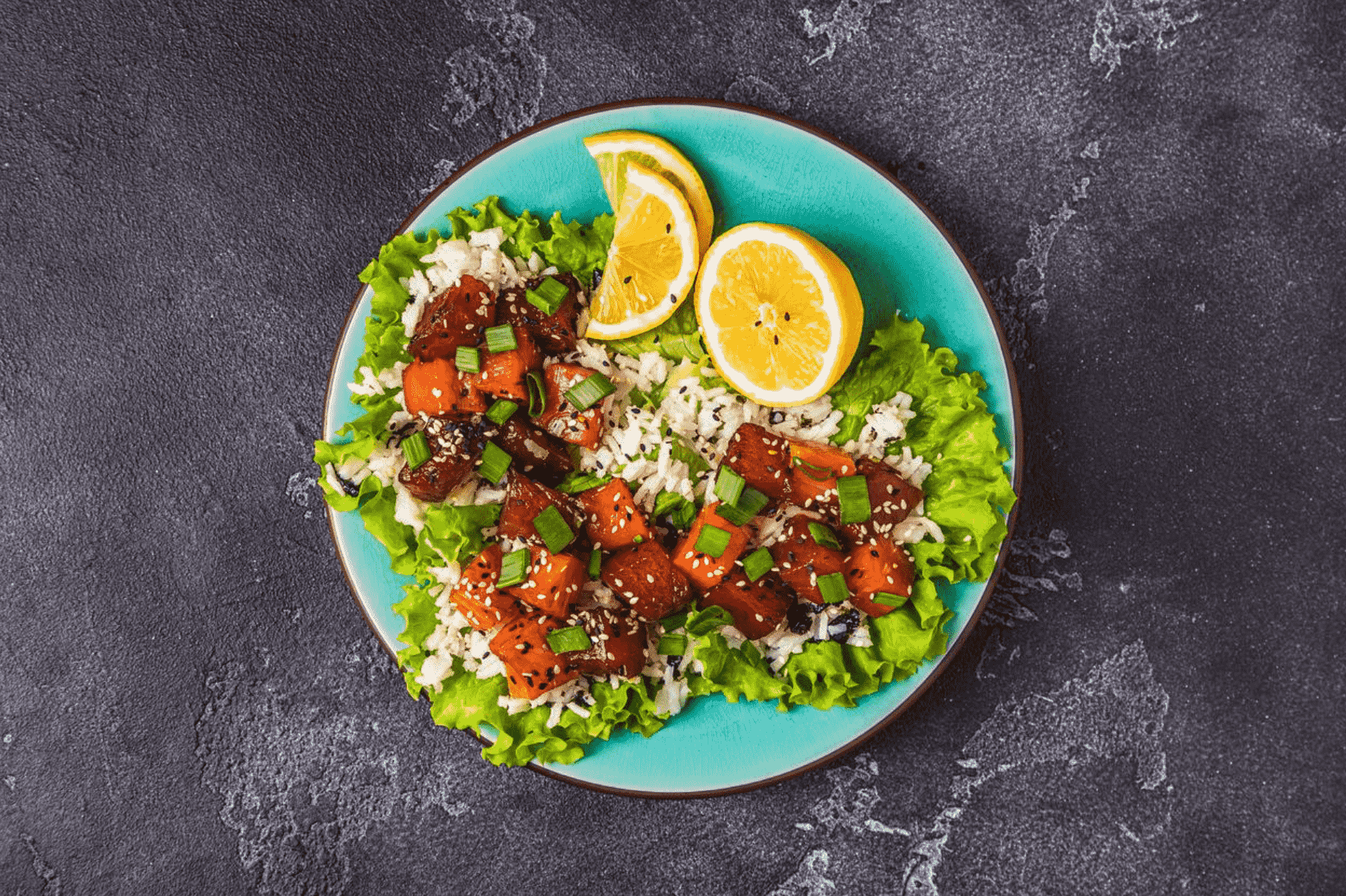 ahi poke salad