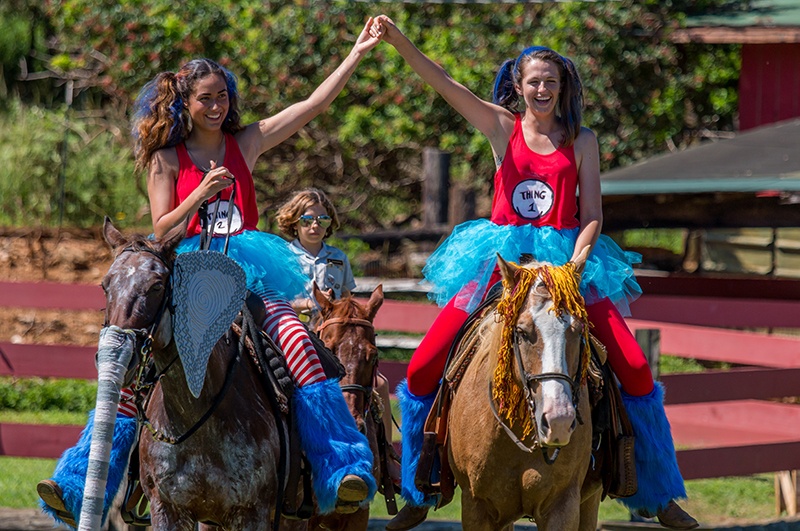 Gunstock Ranch horseback riders