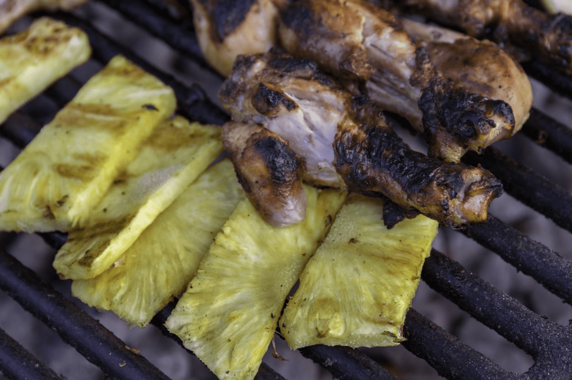 huli huli chicken and pineapple