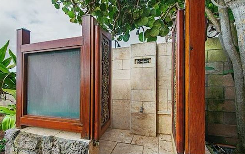 Hawaii Vacation Rental Home, North Shore Oahu Outdoor Shower