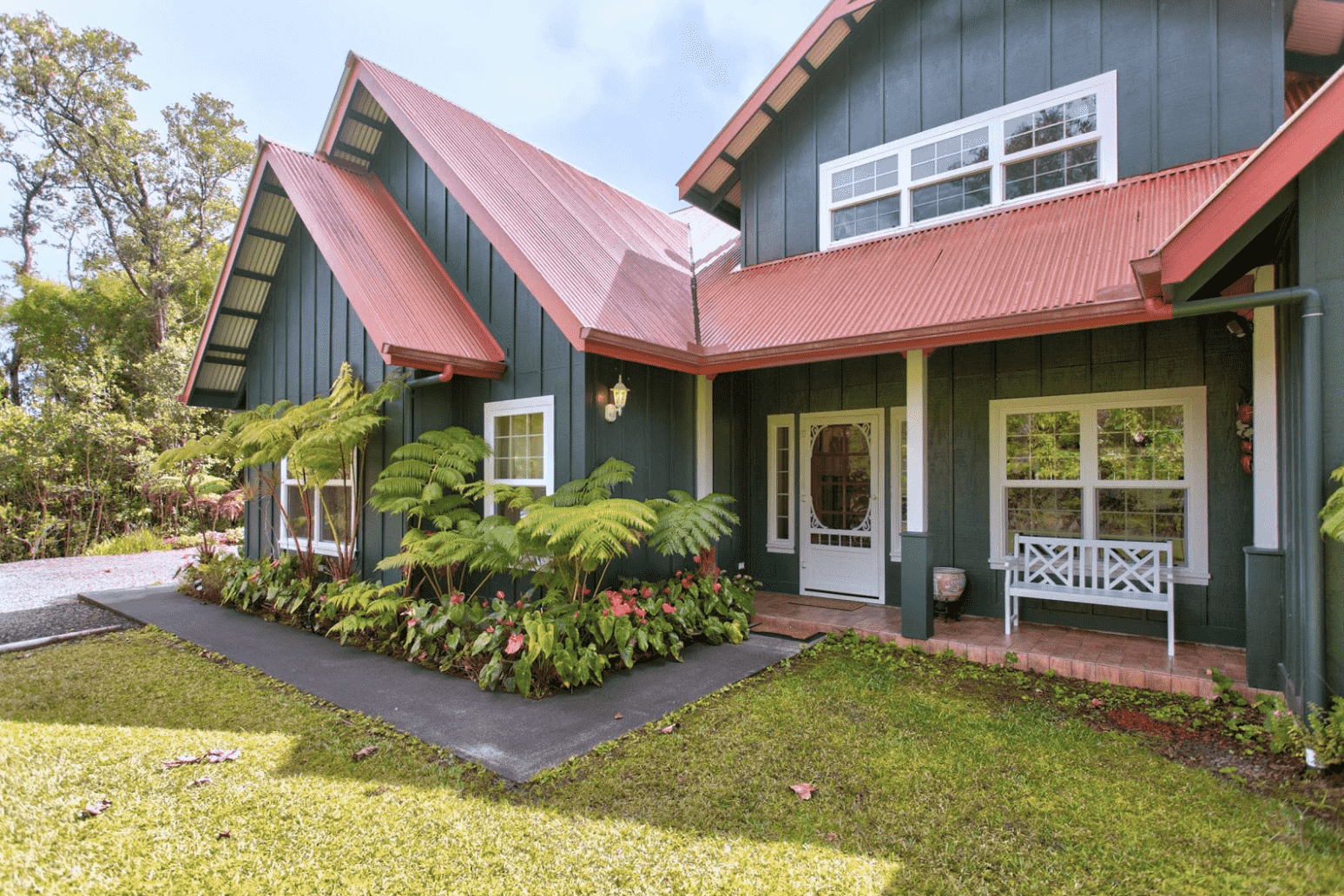 Volcano Dancing Ferns Main House Hawaii Vacation Rental 